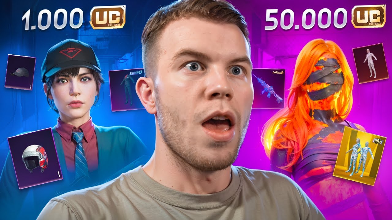 $50 000 UC - ВЫБИЛ МУМИЮ ПОДПИСЧИКУ НА ПРОКАЧКЕ АККАУНТА В ПАБГ МОБАЙЛ / PUBG MOBILE