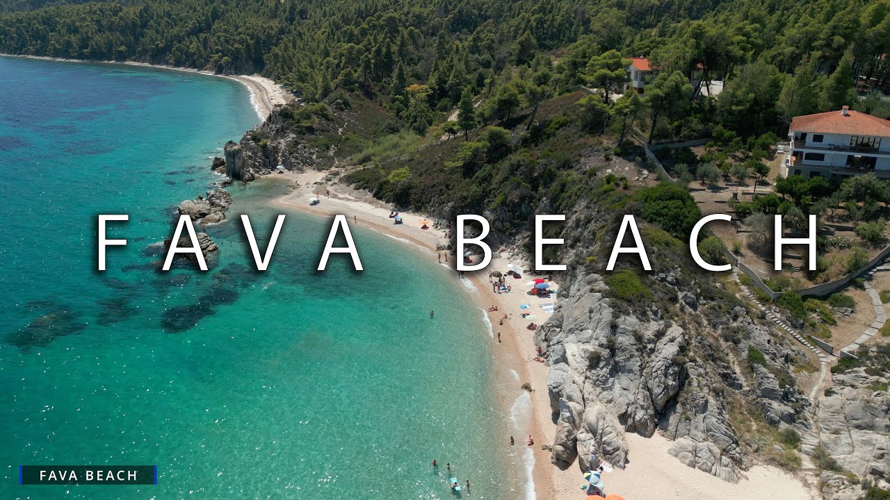 Fava Beach | SITHONIA | GREECE 2022 | 4K UHD 60fps