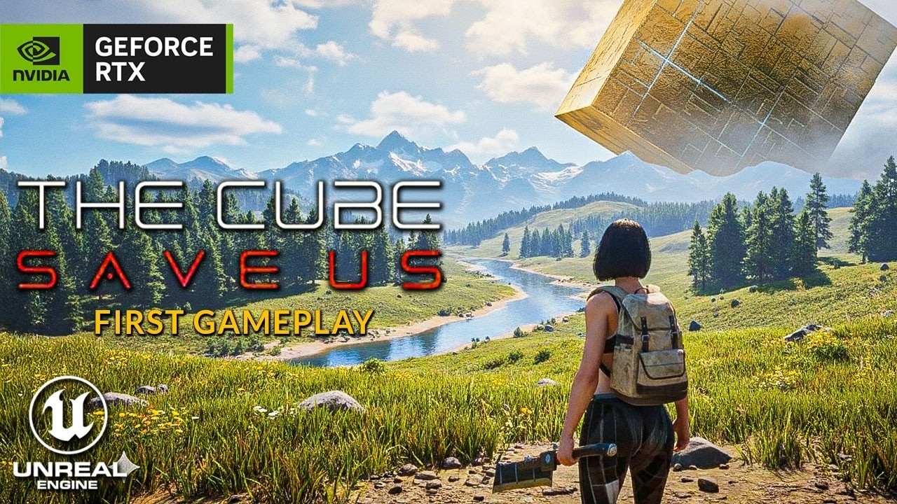 Пробуем новую игру The cube, save us