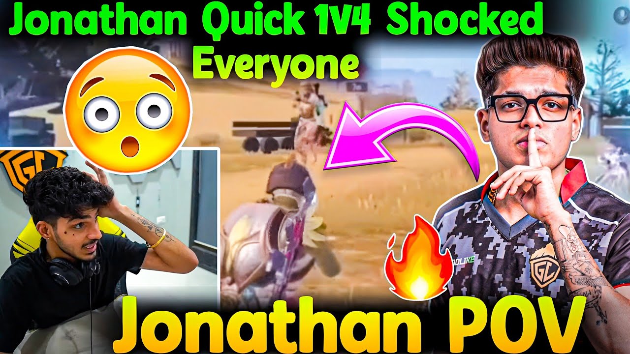 Jonathan POV🔥 This Quick 1v4 Shocked Everyone🤯 Shocking Reflex😲