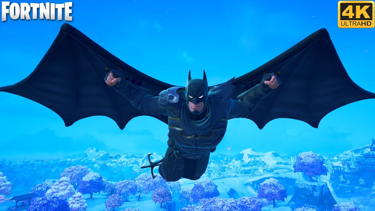 Ninja Knight Batman Skin Gameplay - Fortnite (4K 60FPS)
