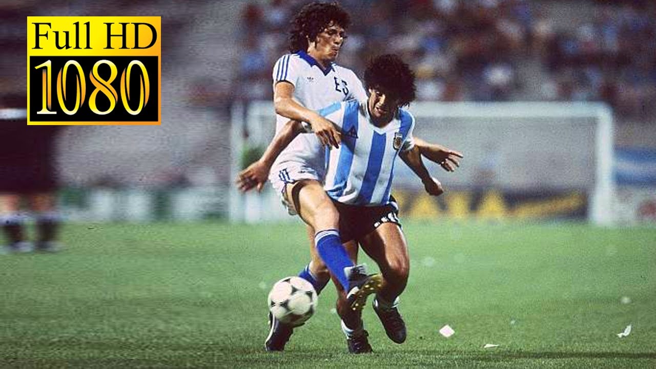 Argentina - El Salvador ●World Cup 1982 | Full highlight - 1080p HD | Diego Maradona