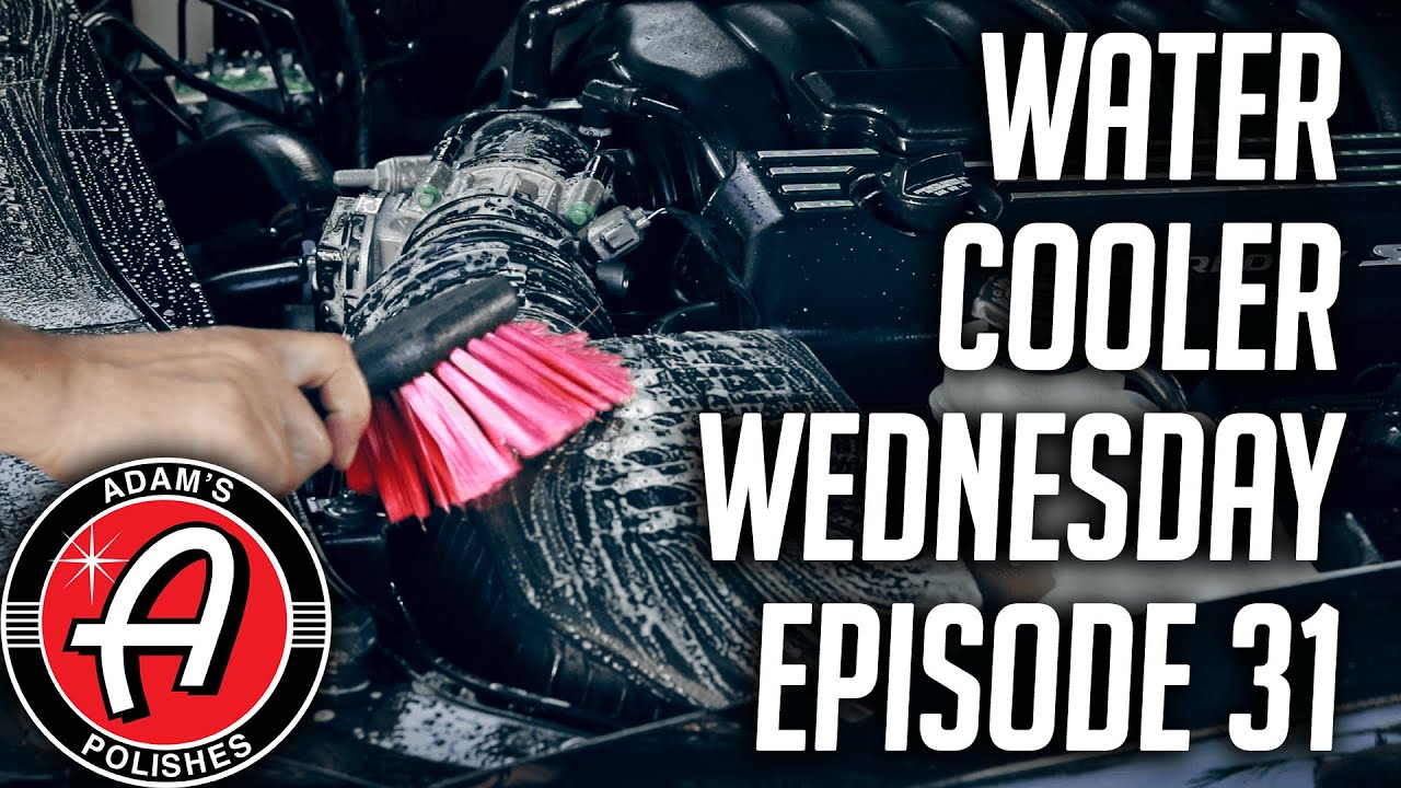 Cleaning and Dressing Your Engine Bay | Adam's Polishes Water Cooler Wednesday Episode 31