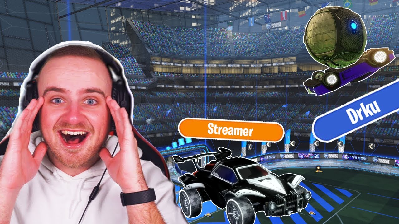Реакция стримеров Twitch на мои ОБРЫВЫ в Rocket League..