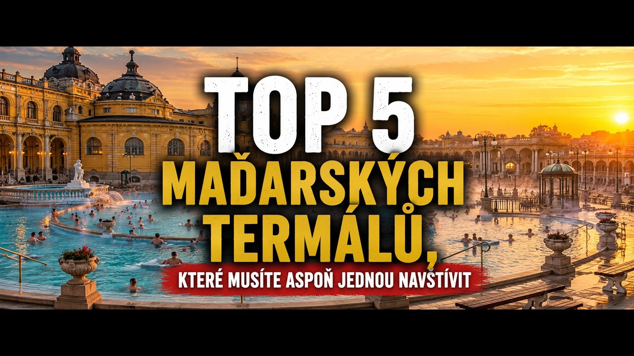 TOP 5 MAĎARSKÝCH TERMÁLŮ, které prostě musíš vidět! Tohle jsi fakt netušil