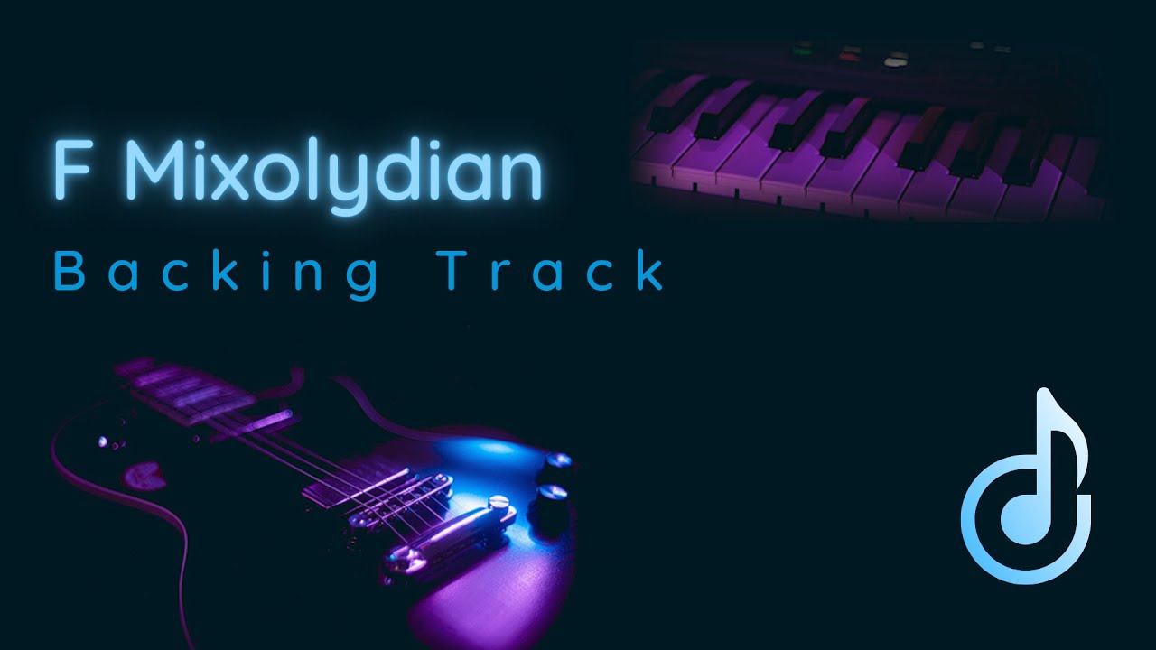 F Mixolydian groovy guitar backing track | Chocolate Funk