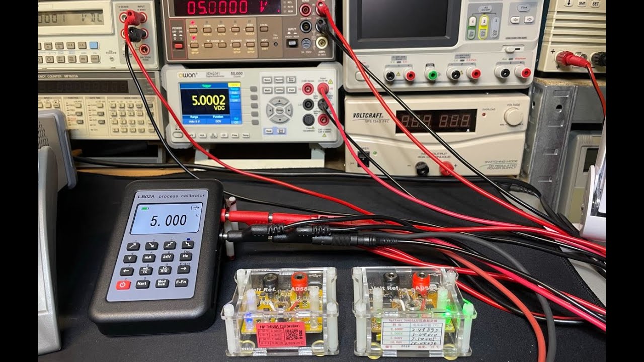#216 Calibrator LB02A and AD584 with Calibration, test with SDM3065X