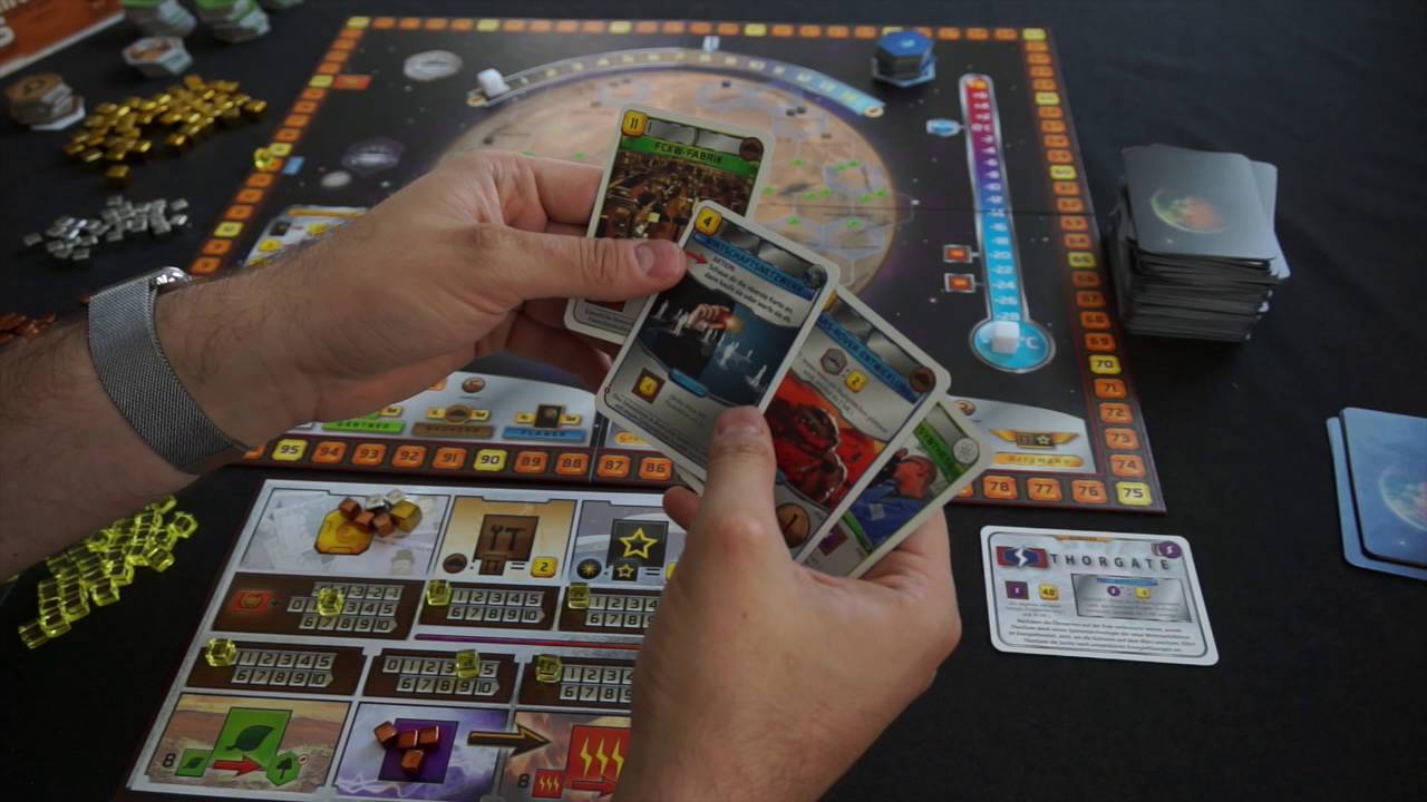 Terraforming Mars - Let's Play: Eine komplette (extended) Solo-Partie (Schwerkraft 2016)