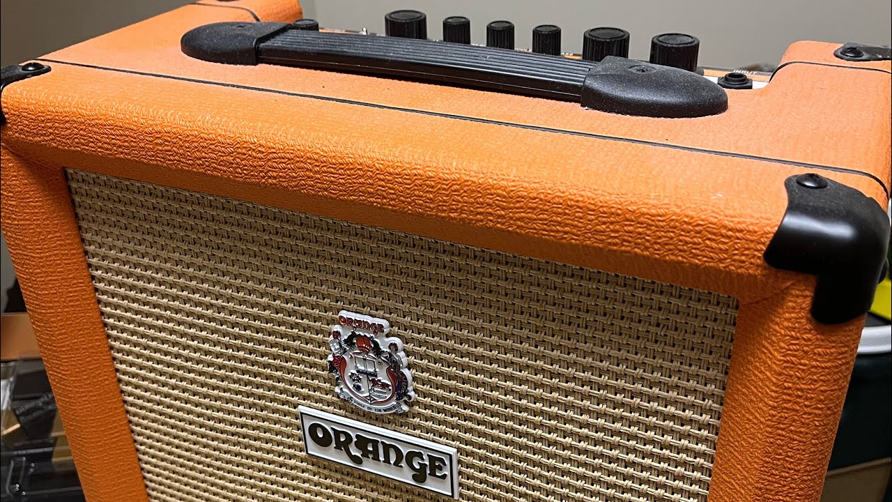 Orange Crush 20 demo with LP and Strat