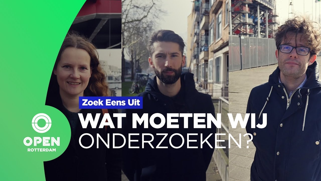 Naar welk Rotterdams onderwerp moeten VERS Beton en OPEN Rotterdam onderzoek doen? | Zoek Eens Uit