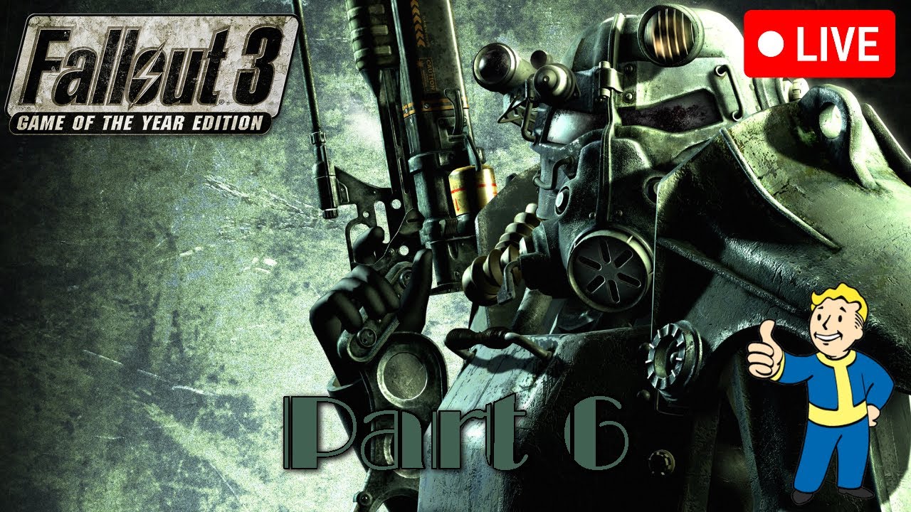 🔴LIVE - Fallout 3 #6 - CANNIBAL SUPER MUTANTS (PC) (UWQHD 3440x1440 | 21:9)