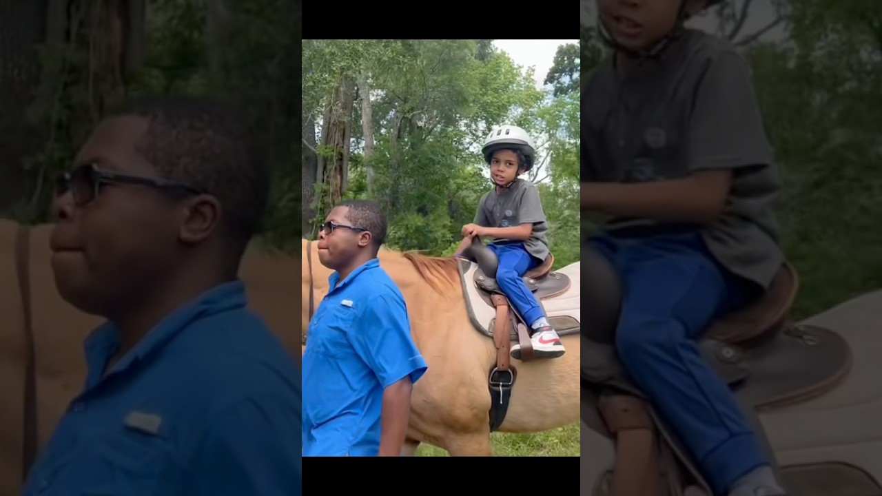 Cowboy kids riding horses with Kids Show Kids and friends! 