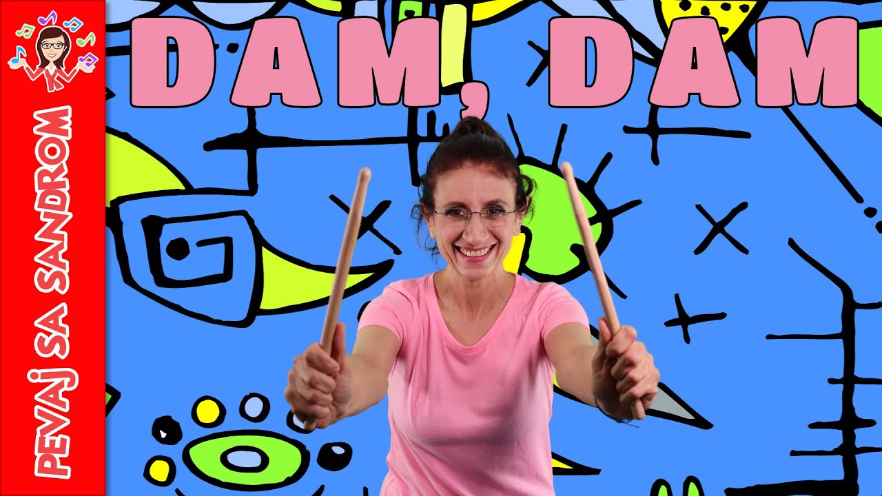 💖 Dam, dam 💖 Pevaj Sa Sandrom | Dečije pesme | Dečije priče