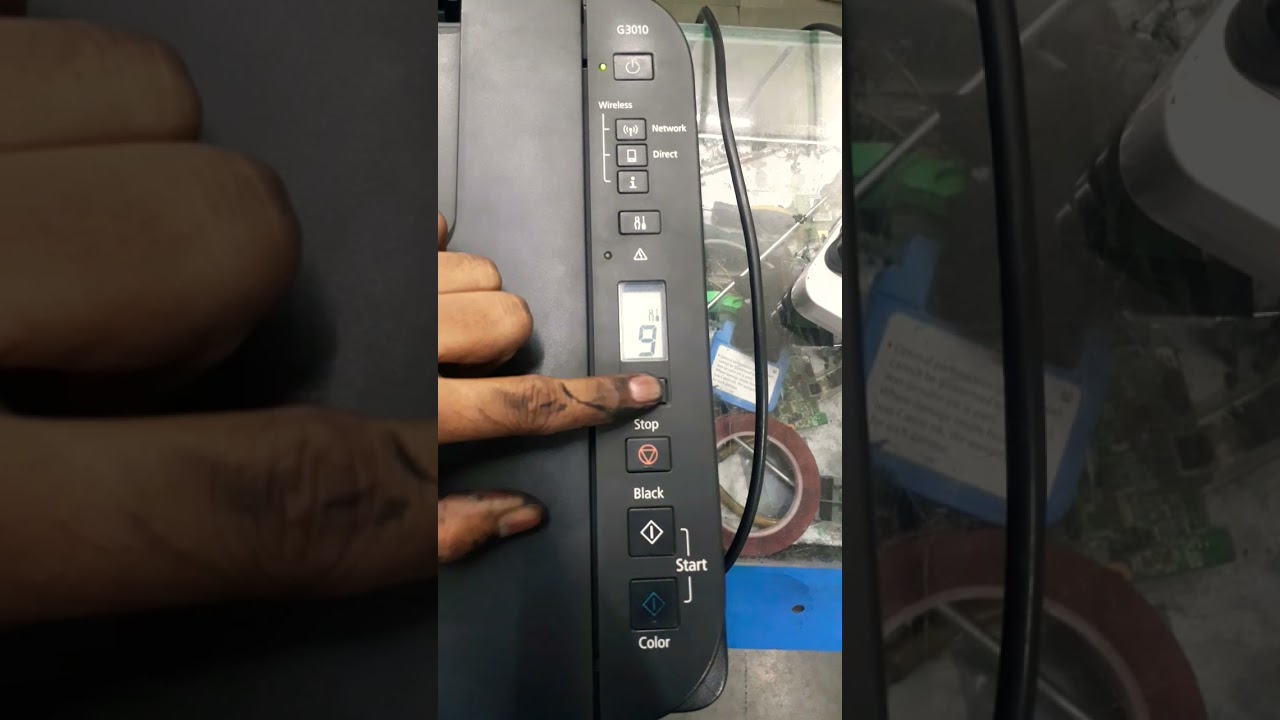 CANON G3010 Head CLEANING  Ink PROBLEM Settings