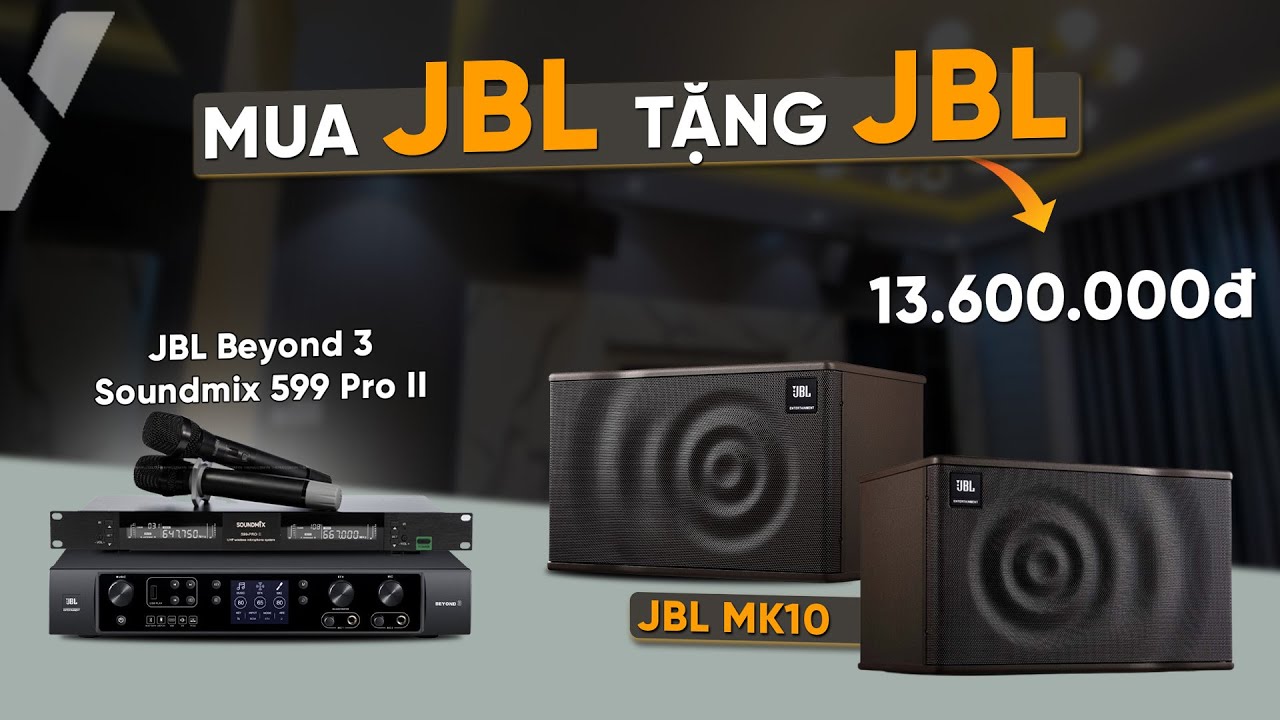 Đập Hộp JBL BEYOND 3 - Amply Karaoke Tích Hợp Vang Số, Cùng Ưu Đãi Cực Sốc Chỉ Có Tại Thiên Vũ Audio