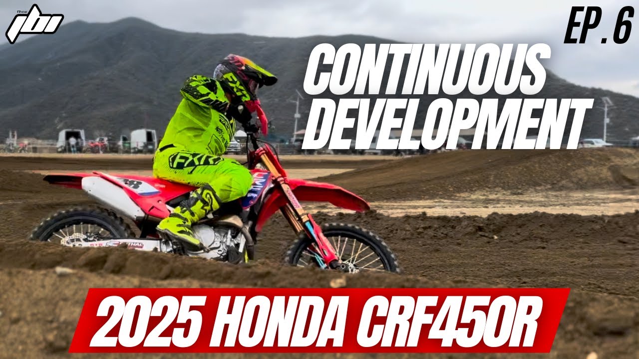 Тест подвески Honda CRF450R 2025 года | Ride JBI