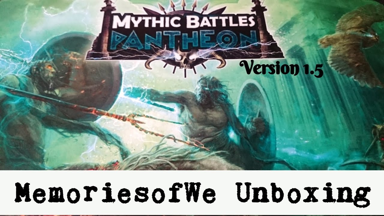 Unboxing - Mythic Battles: Pantheon 1.5 (plus expansions)