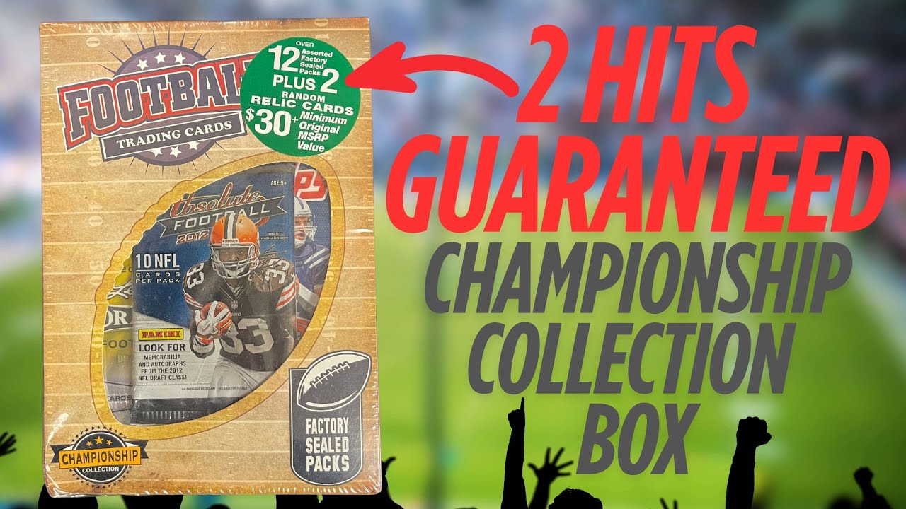 🚨Championship Collection Football Mystery Box🔥2 GUARANTEED HITS