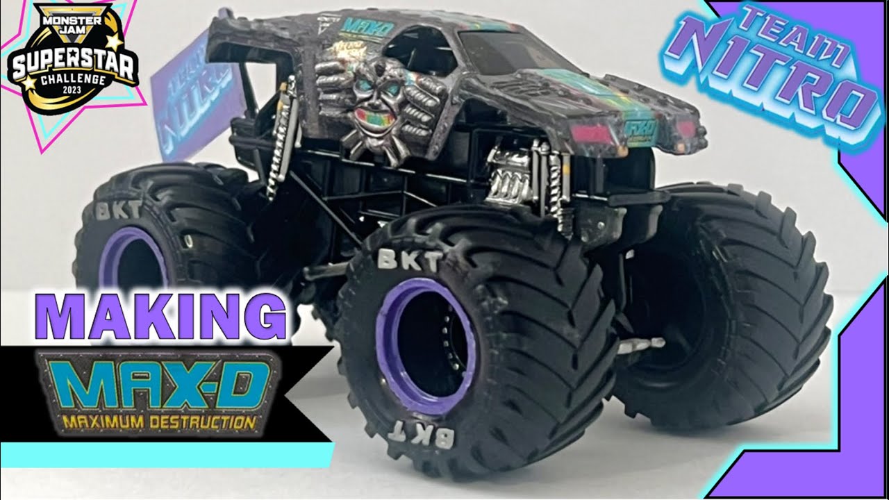 Making Max-D NITRO | Monster Jam Customs (Superstar Replicas)