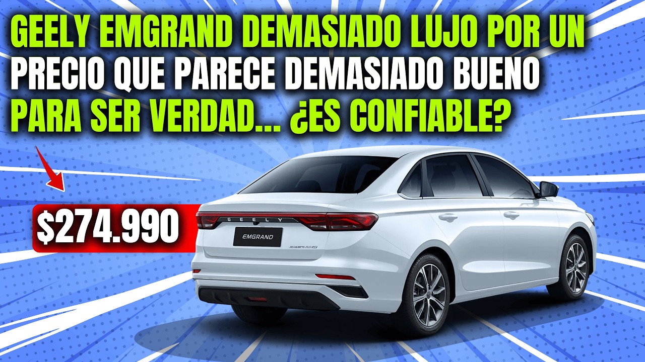 GEELY EMGRAND 2026: ¡NO LO COMPRES antes de ver ESTO! ¿El mejor sedán por menos de 300,000 pesos?