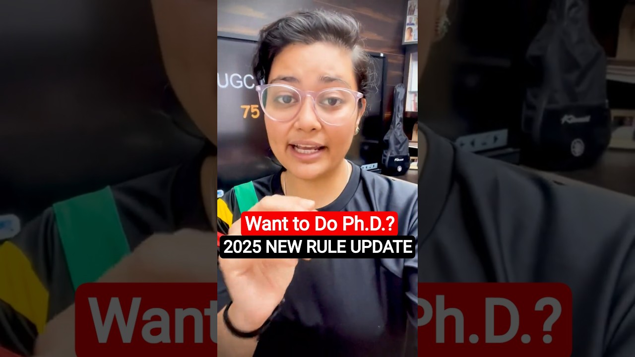 New AICTE Rules for PhD 2025 📢 #shorts #shortsfeed #phdupdates #phdlife