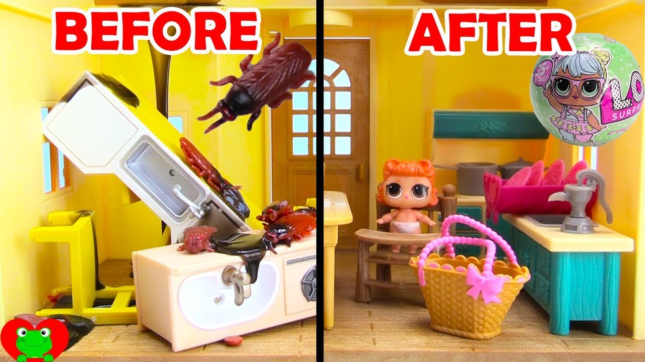 LOL Surprise Doll House Makeover
