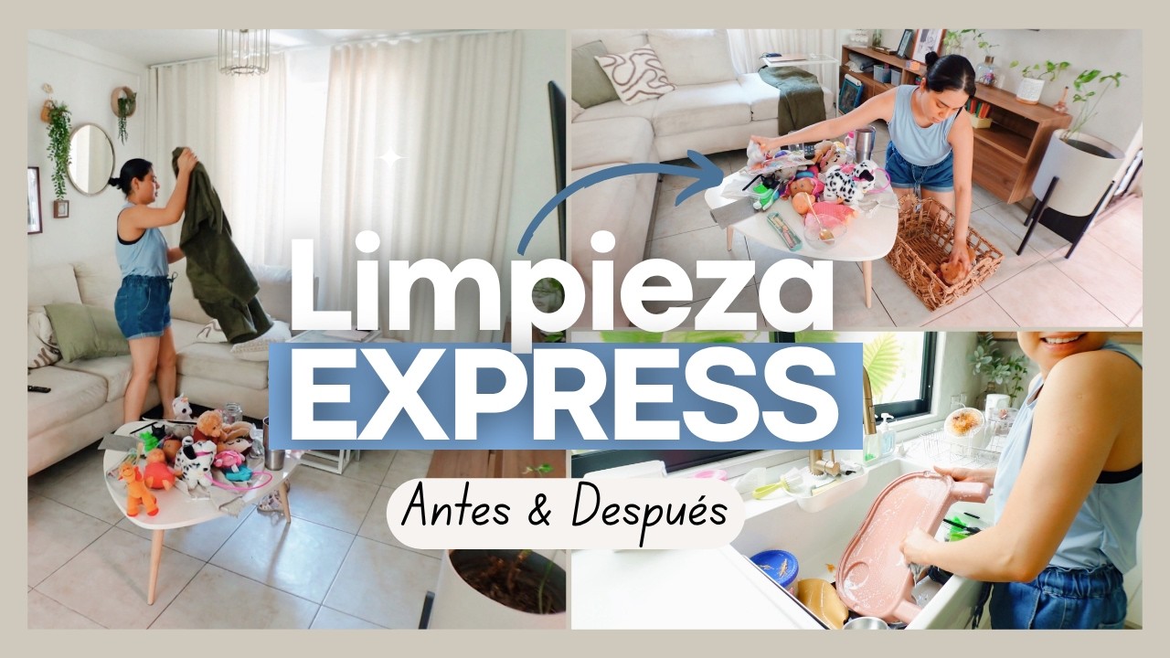 Cómo limpiar tu casa en 30 min (¡SÍ SE PUEDE!)