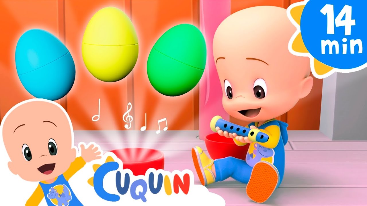 Ten in the Bed with Surprise eggs  | Cleo & Cuquin | Kids | Songs