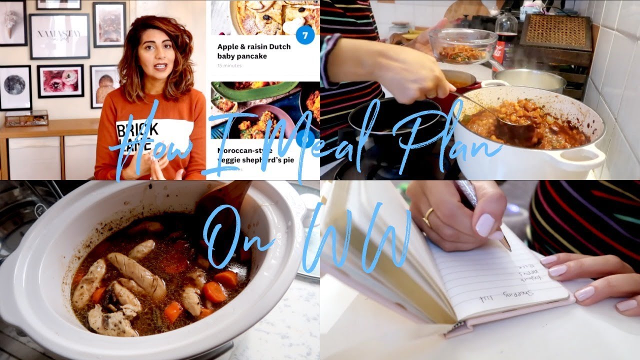 How I Meal Plan On Weight Watchers WW | Natasha Summar
