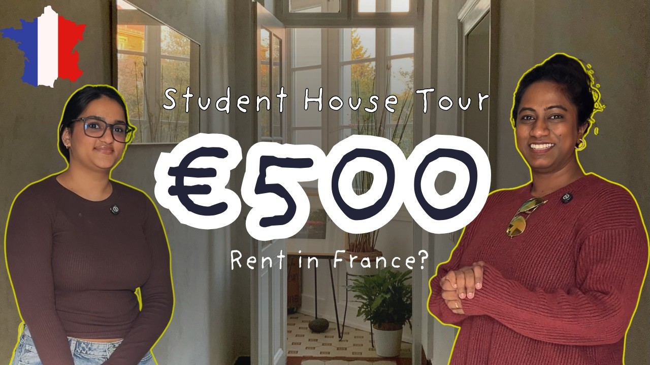 Student House Tour in Toulouse + Real Cost of Living (&euro;650/month)