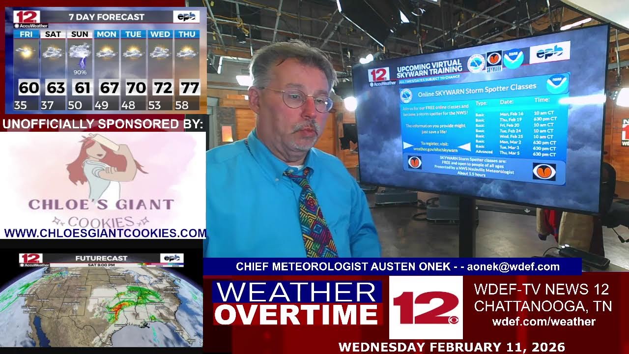 WDEF TV NEWS 12 WEATHER OVERTIME - THU FEB 12 2026