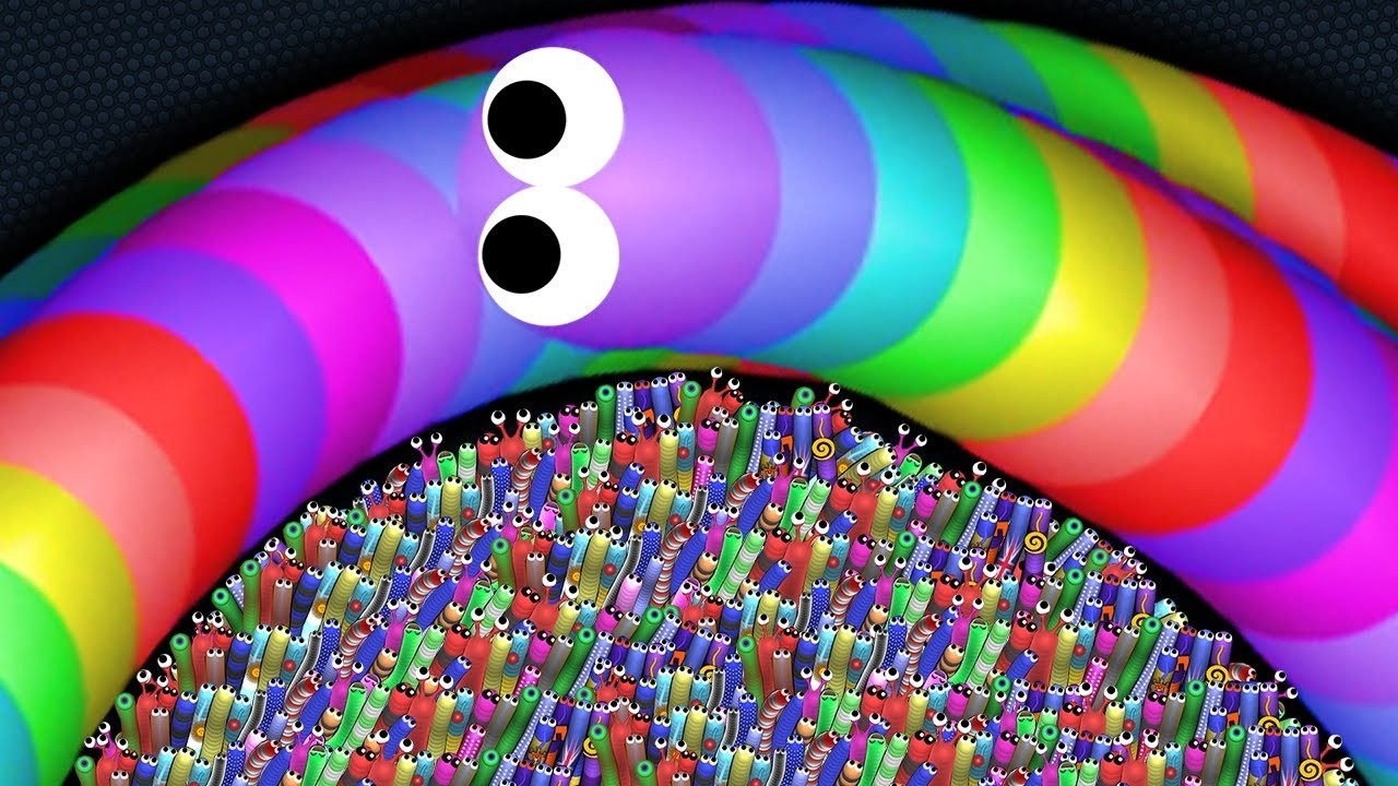 WORMS ZONE SLITHER I.O BEST GAMEPLAY VIDEO GIANT SNAKES