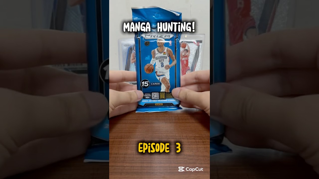 Never give up on manga hunting!🤯2024-25 prizm fat pack 1 pack opening #sportscards #panini #nba