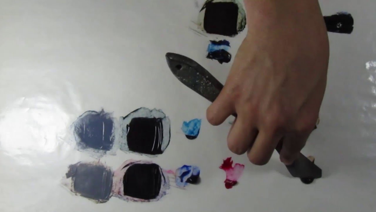 Téoria del Color con Óleo, Fórmulas para componer el negro 11/11
