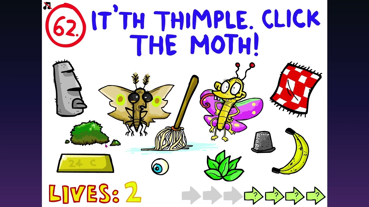 5 minutes of the impossible quiz
