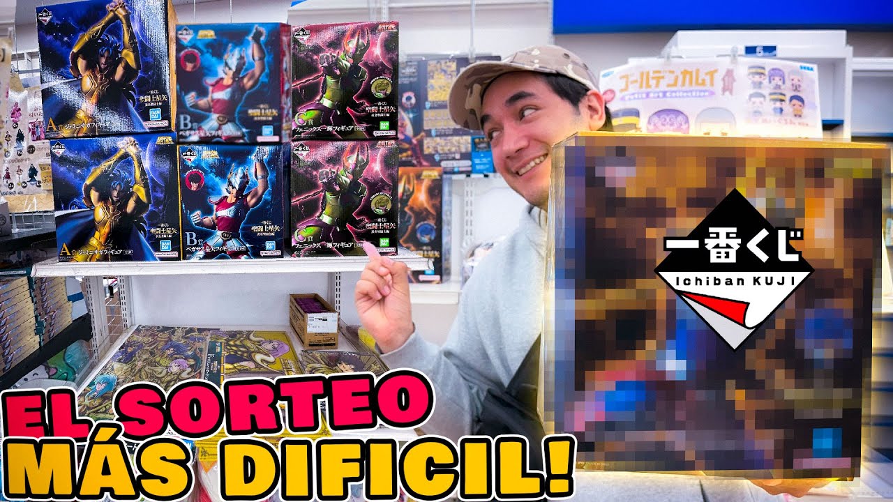 El MEJOR SORTEO DE FIGURAS de SAINT SEIYA en JAPON (Nivel dificil)