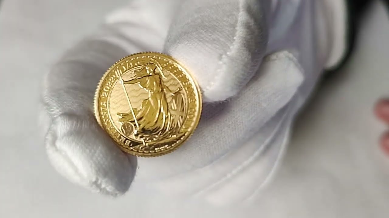 Złota moneta Britannia 1/4 uncji