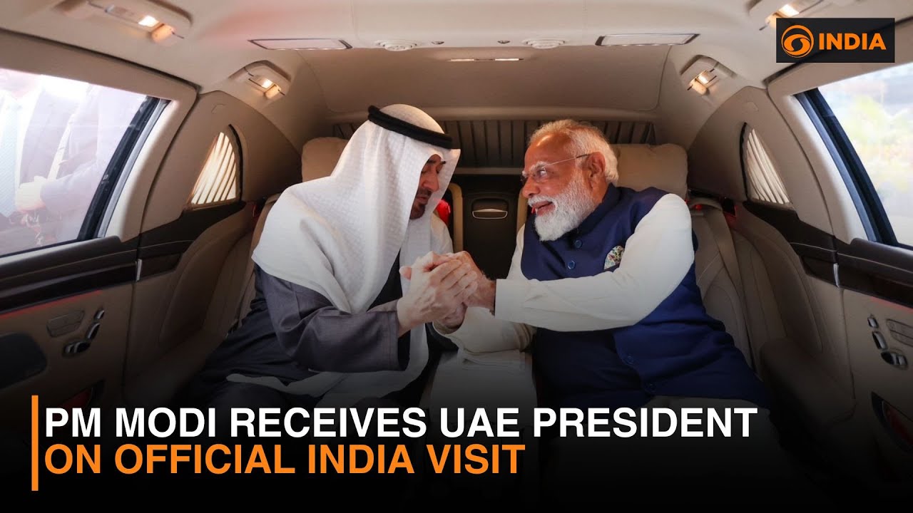 PM Modi Receives UAE President on Official India Visit & more news | DD India Live | 5 PM IST