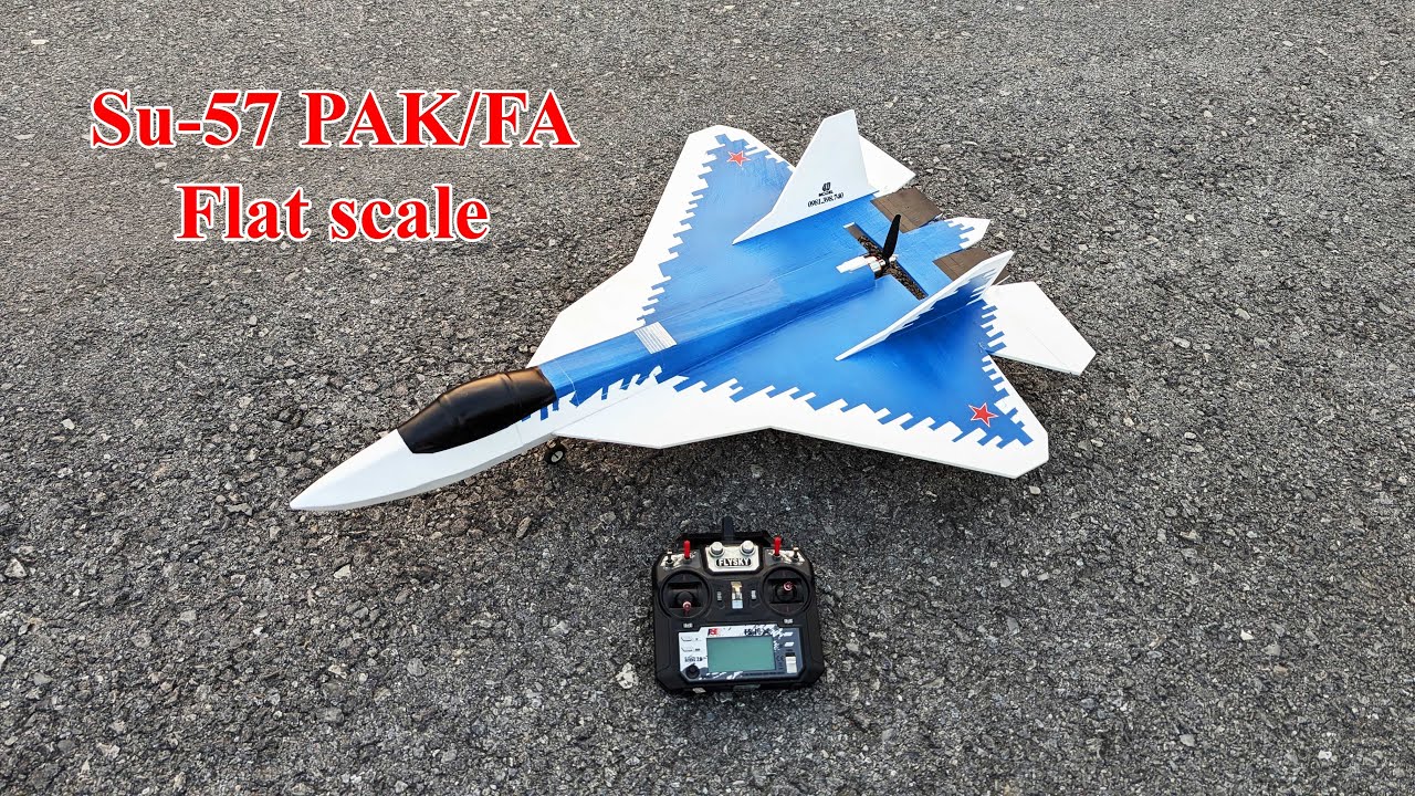 Bay test máy bay Su57 PAK/FA mới xuất xưởng || #4dmodel #DIY #Shorts