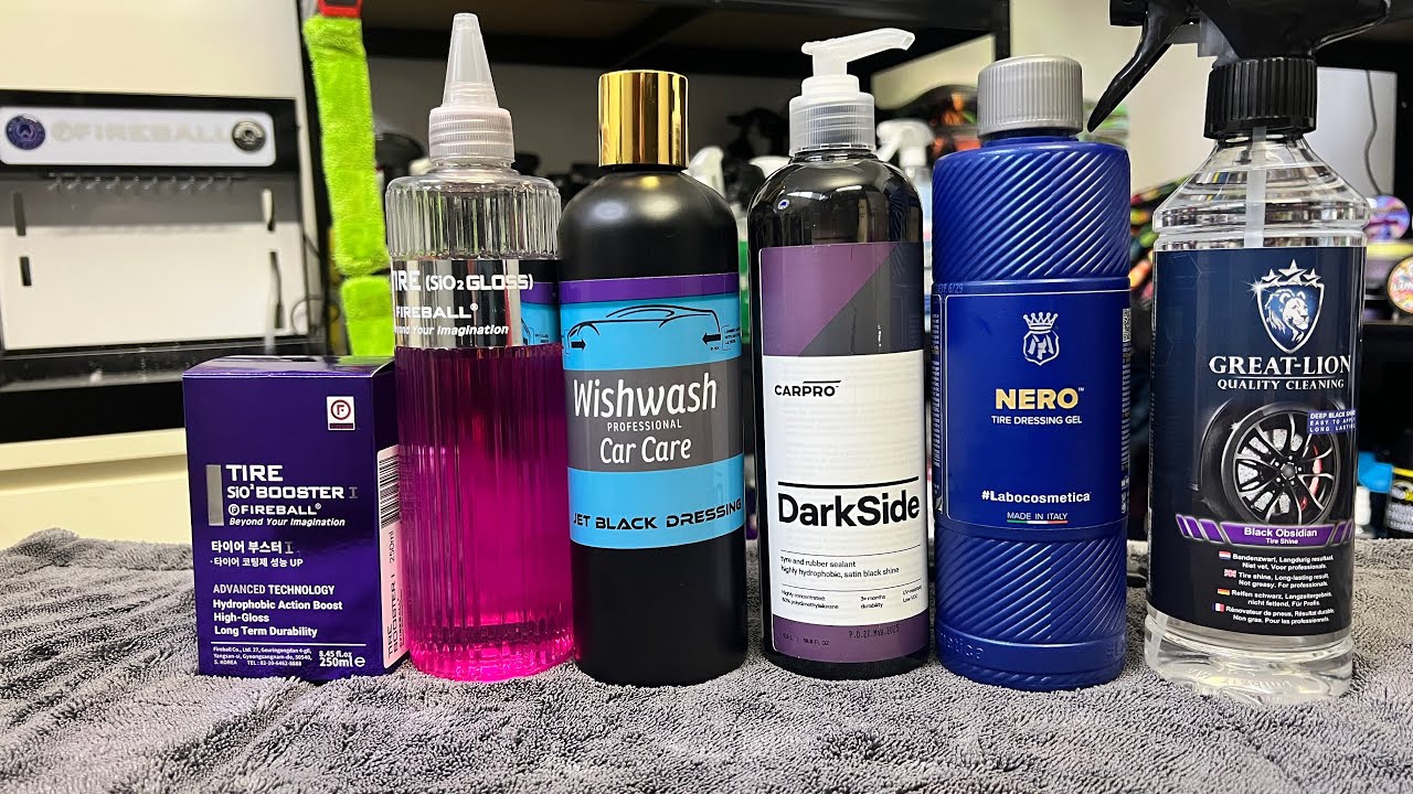 Big Tire Coating Battle between Carpro, Labocosmetica, Great Lion, Fireball, Wishwash Car Care