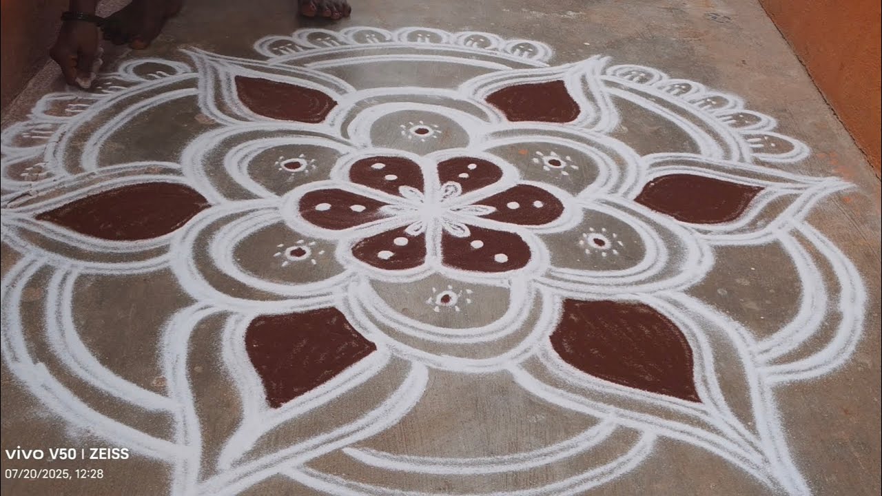 Super rangoli,❤️💐🌷🌺🌹