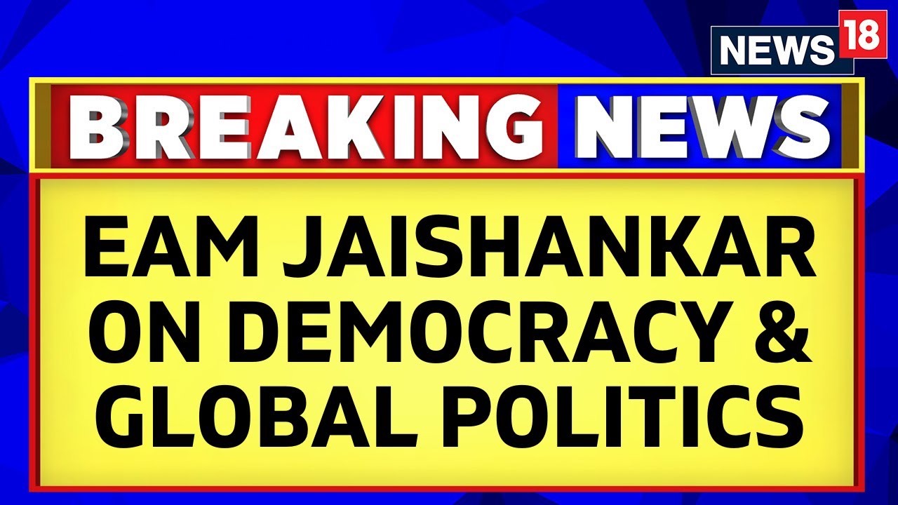 S Jaishankar Speech | Democracy And Global Politics The Agenda? | English News | HTLS 2022