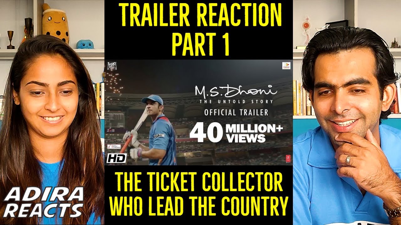 MS Dhoni Movie Trailer Reaction | MS Dhoni The Untold Story Reaction By Foreigners