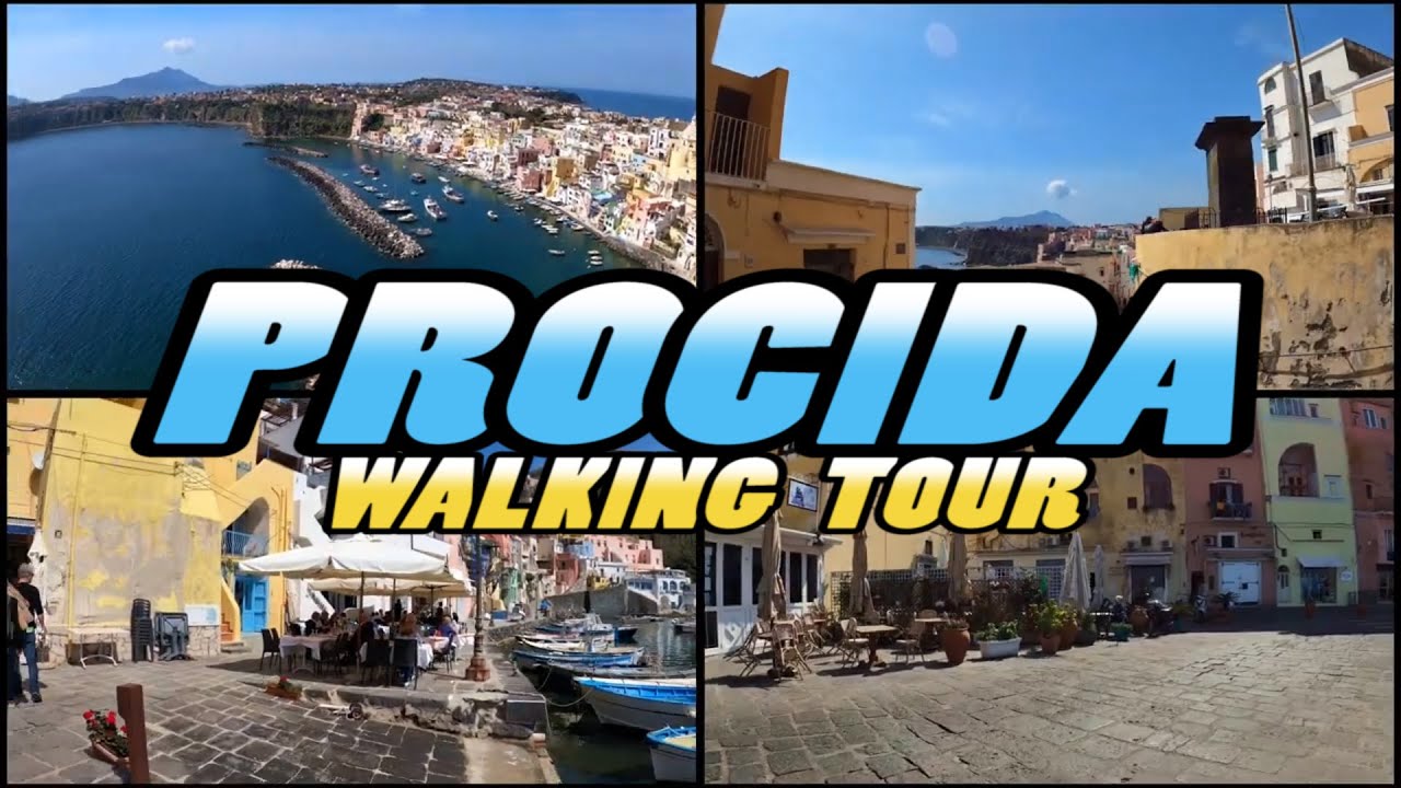 PROCIDA Walking Tour - Procida Island - Italy (4k)