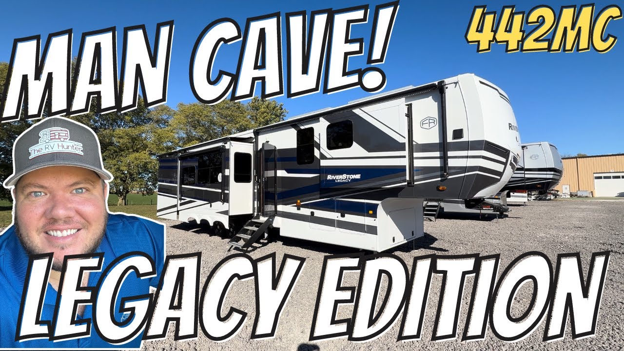 MAN CAVE RV!!! 2025 Riverstone Legacy 442MC