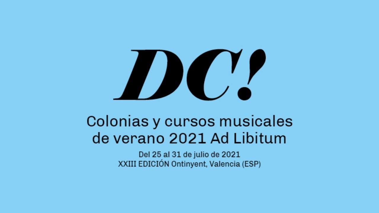 COLONIAS Y CURSOS AD LIBITUM 2021 CONCIERTO CLAUSURA