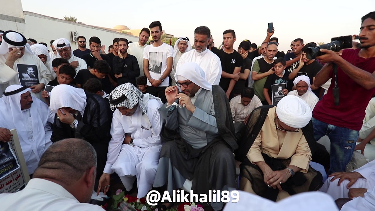 ملا إلياس المرزوق | نعي حسيني على قبر المرحوم الشاب علي أحمد عبدالعزيز الهدار