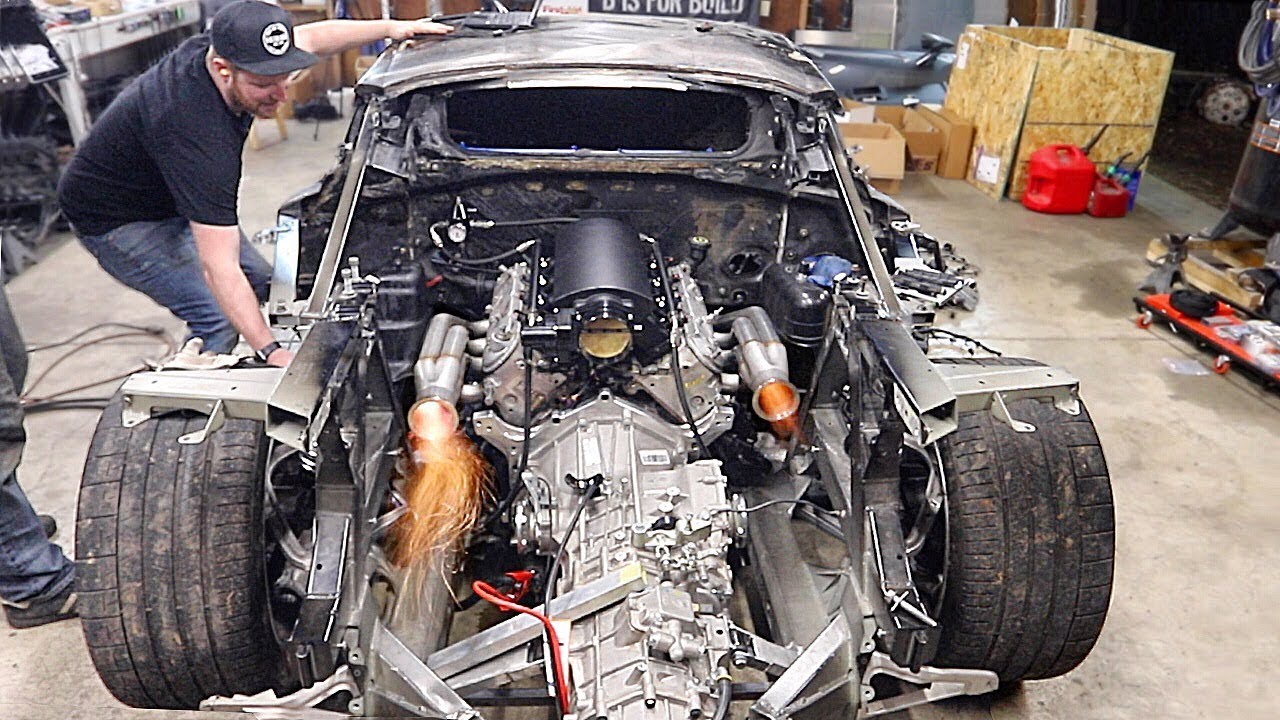 LS V8 Swapped Huracan FIRST START UP!