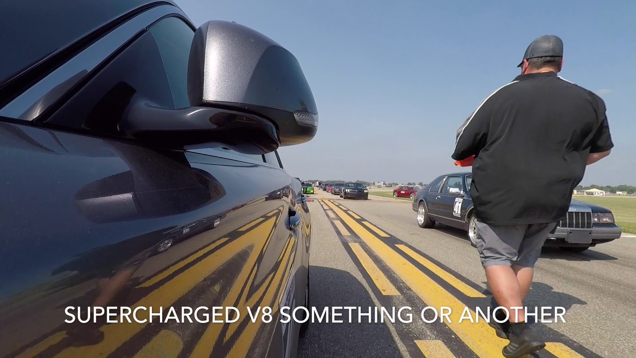 Infiniti Q50 on E85 bruising egos at the 1/2 mile race...