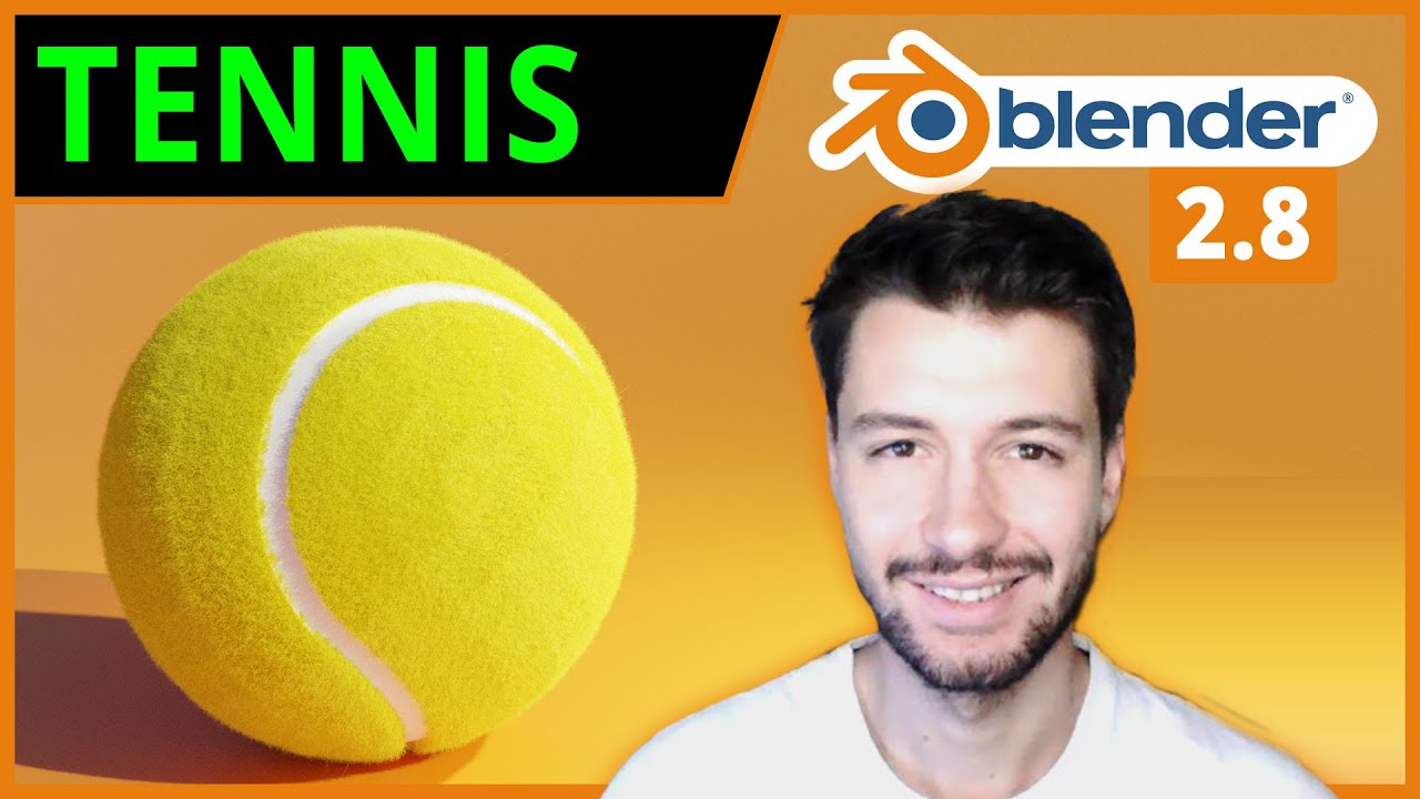 BALLE DE TENNIS RÉALISTE |  Blender 2.8 [TUTO FR]